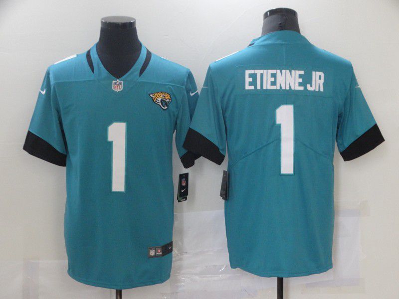 Men Jacksonville Jaguars #1 Etienne jr Green Nike Vapor Untouchable Limited 2021 NFL Jersey->italy jersey->Soccer Country Jersey